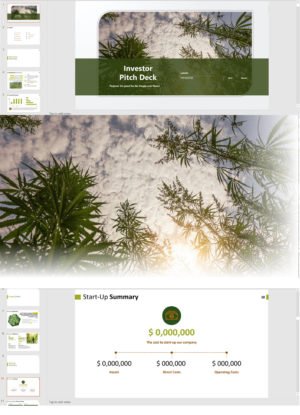 Hemp Investor Pitch Deck Template Cultivation