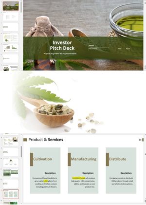 Hemp CBD Vertically Integrated Investor Pitch Deck Template