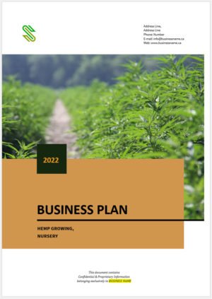 Canada Hemp Cultivation Nursery Business Plan