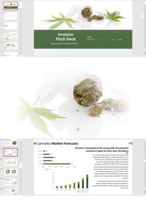 Hemp and Cannabis Vertically Integrated Investor Pitch Deck Template
