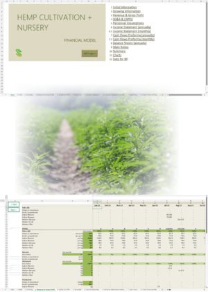 Hemp Cultivation Nursery Financial Model