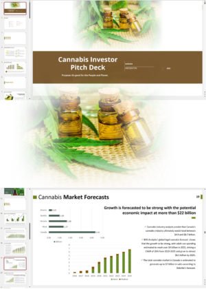 Cannabis Manufacturing Investor Pitch Deck Template