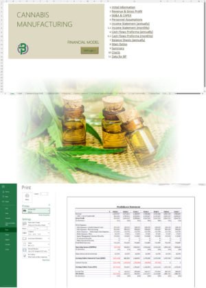 Cannabis Manufacturing with Third Party Extracts Financial Model