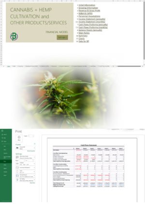 Cannabis Hemp Cultivation Financial Model