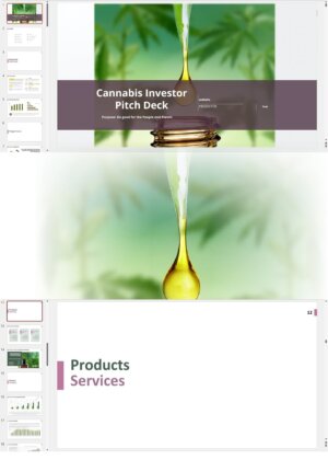 Cannabis Extraction Investor Pitch Deck Template