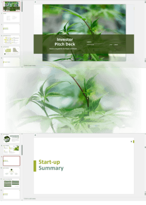 Cannabis Nursery Investor Pitch Deck Template