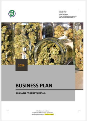 Cannabis Retail Business Plan Template