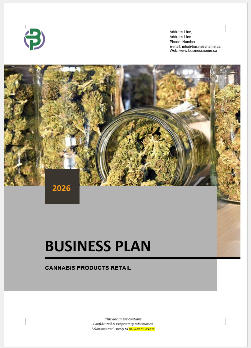 Cannabis Retail Business Plan Template
