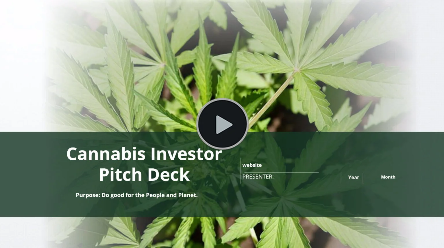 Micro Cultivation Pitch Deck Sample